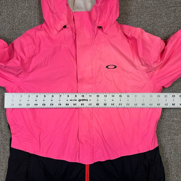 Oakley Women's Showcase Biozone 2.0 Winter Jacket Coat Neon Pink Black Medium - Picture 2 of 6